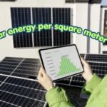 solar energy per square meter