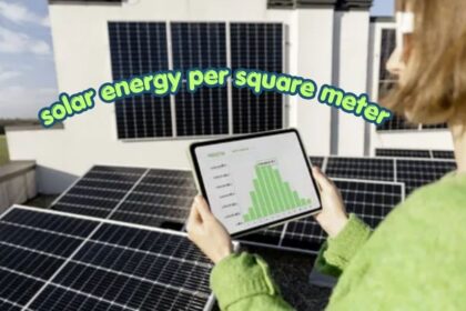 solar energy per square meter