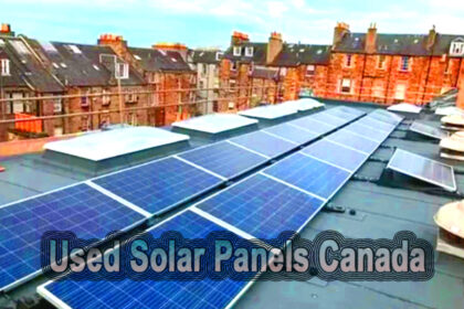 used solar panels canada