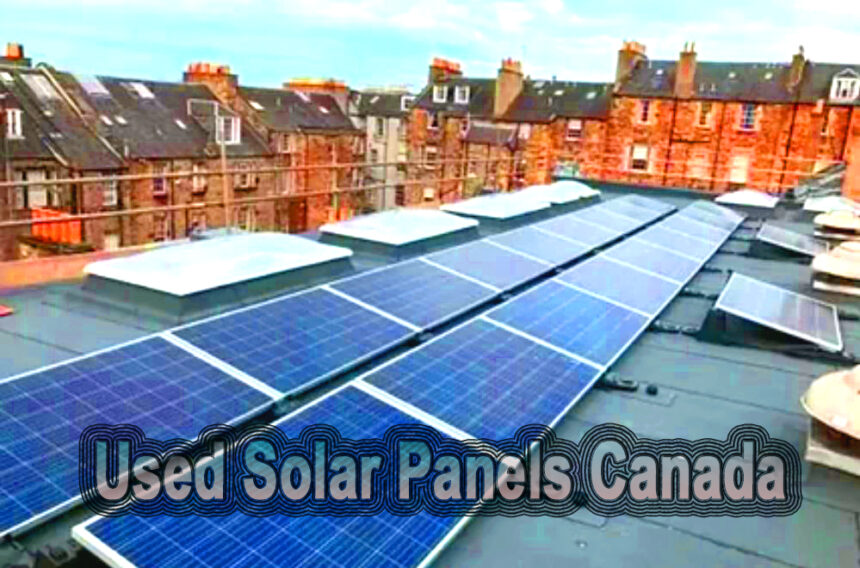 used solar panels canada