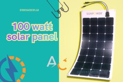 100 watt solar panel