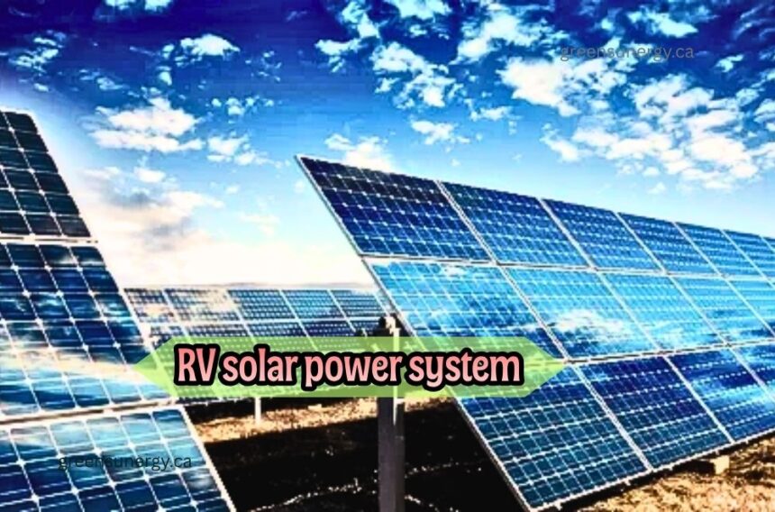 RV solar power system