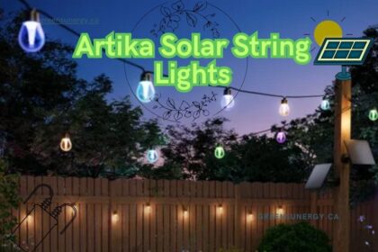 artika solar string lights