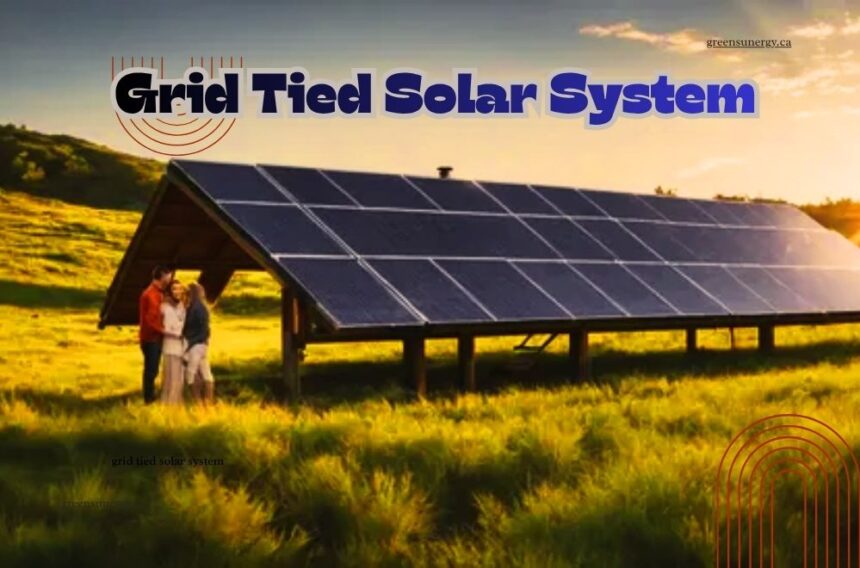 grid tied solar system