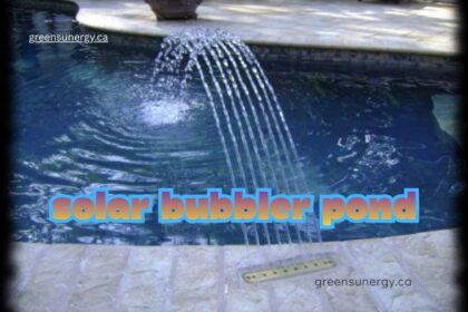 solar bubbler pond