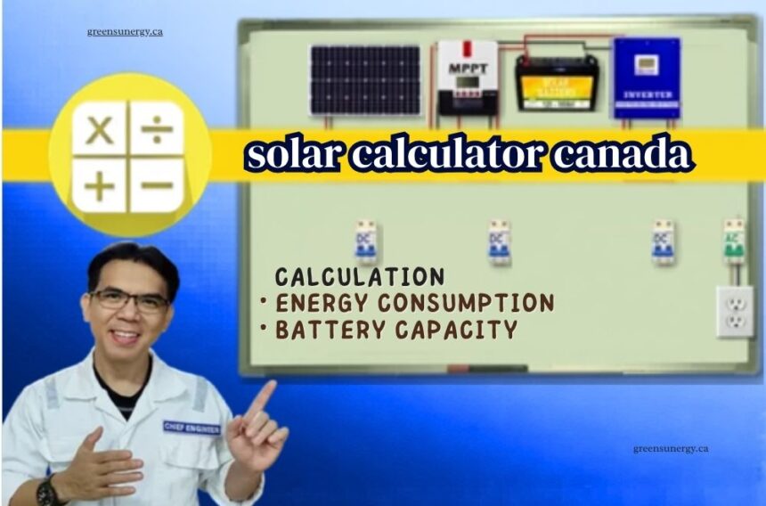 solar calculator canada