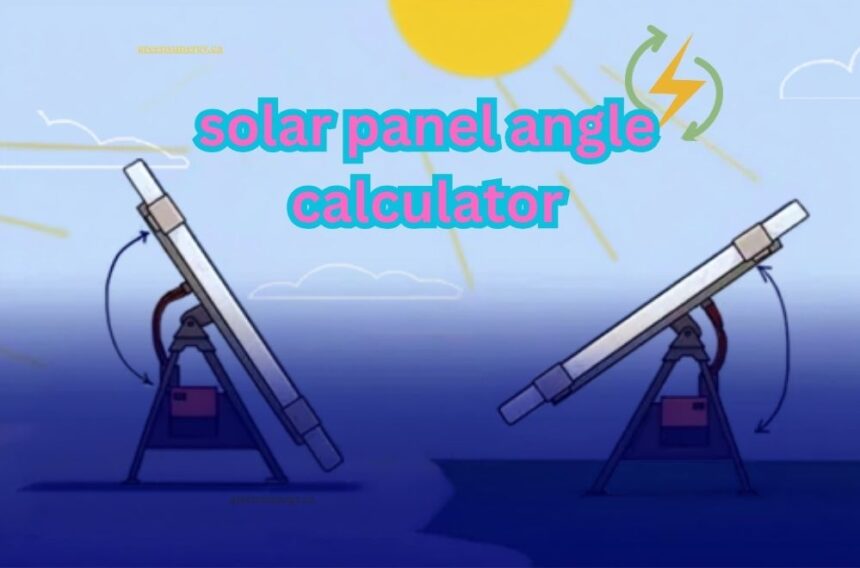 solar panel angle calculator