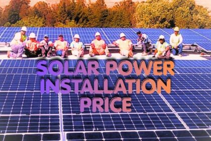 solar power installation price