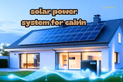 solar power system for cabin