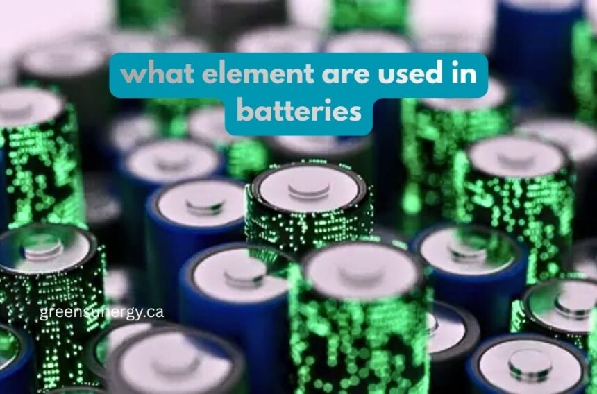 what element are used in batteries