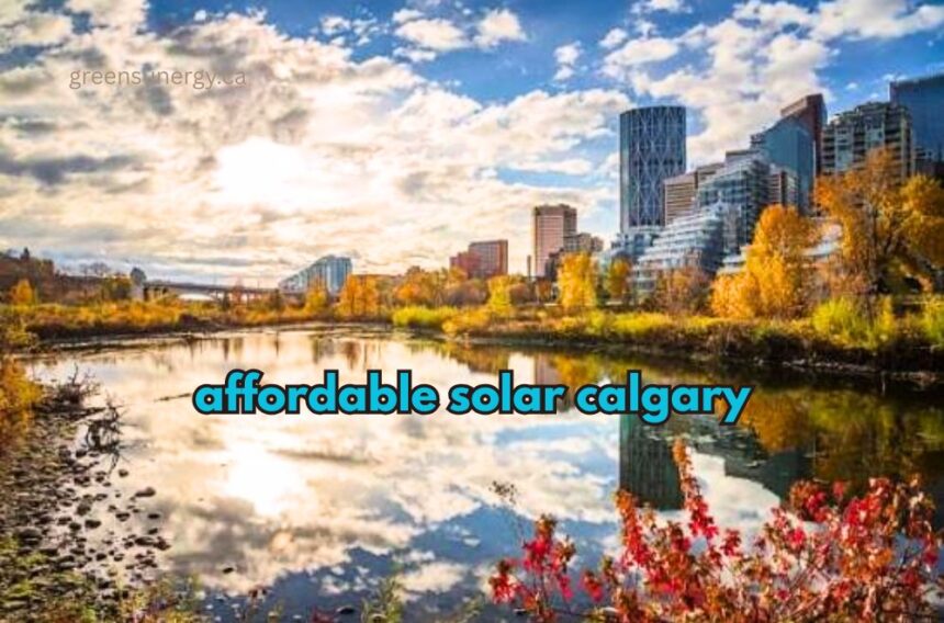 affordable solar calgary