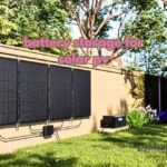 battery storage for solar pv