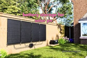 battery storage for solar pv