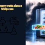 how many watts does a fridge use