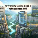 how many watts does a refrigerator pull