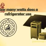 how many watts does a refrigerator use