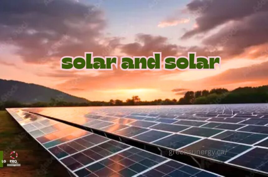 solar and solar