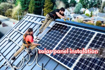 solar panel instalation