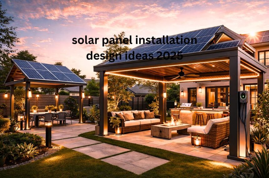 solar panel installation design ideas 2025