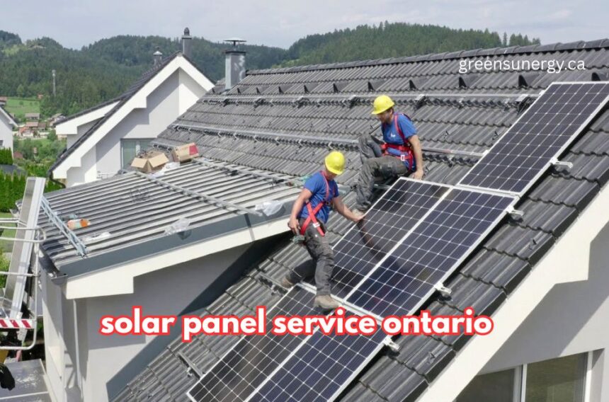 solar panel service ontario